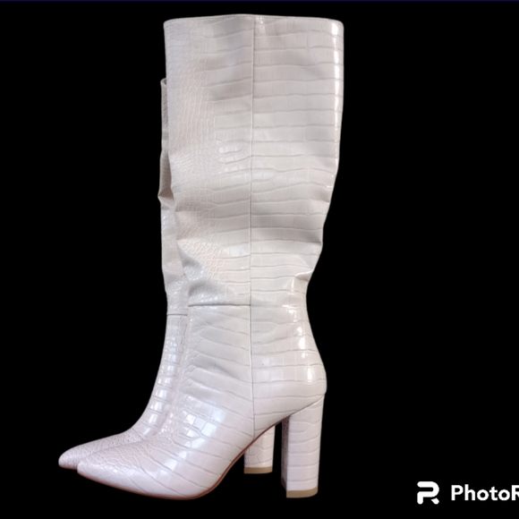 Modatope Knee High Western Boots - Picture 2 of 10